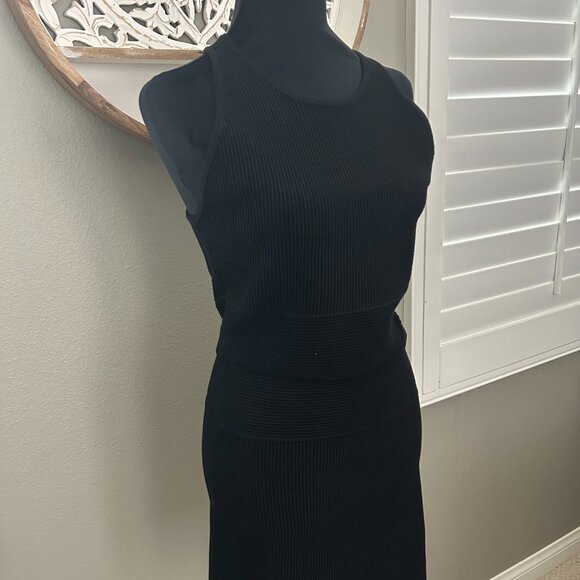 House of Harlow 1960 Revolve Women's Black Stretchy Skirt and Top Set SZL NWT - Picture 5 of 9